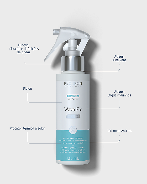 Wave Fix Modelador Red Iron 240mL