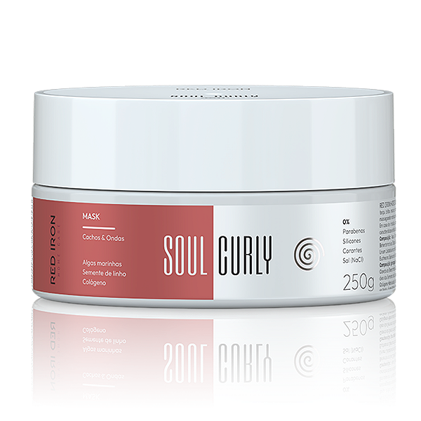 Máscara Soul Curly Red Iron 250gr