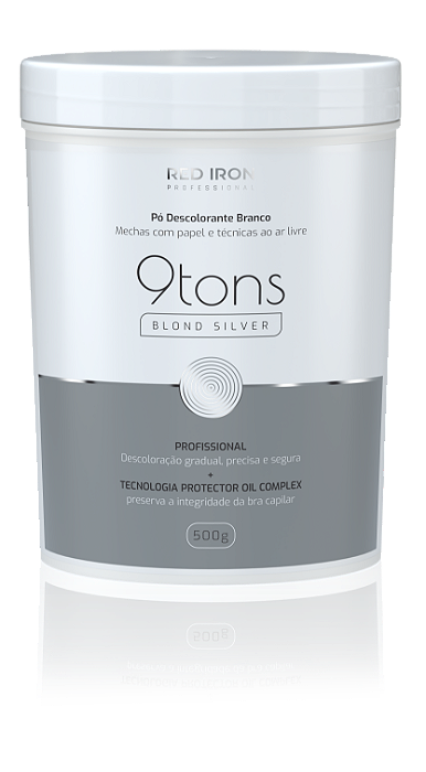 Descolorante Blond 9 Tons Red Iron 500g