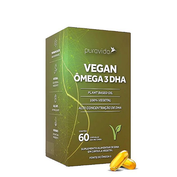 VEGAN ÔMEGA 3 DHA - PURA VIDA