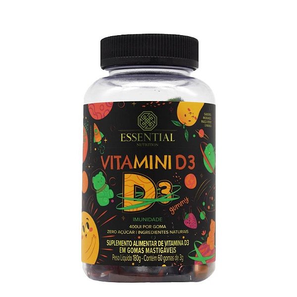VITAMINI D GUMMY ESSENTIAL NUTRITION 60 GOMAS