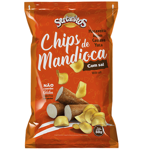 Mandioca Chips Sabor Natural
