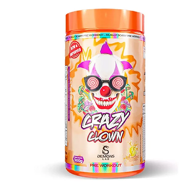 PRE WORKOUT CRAZY CLOWN HALLOWEEN ORANGE 300G - DEMONS LAB