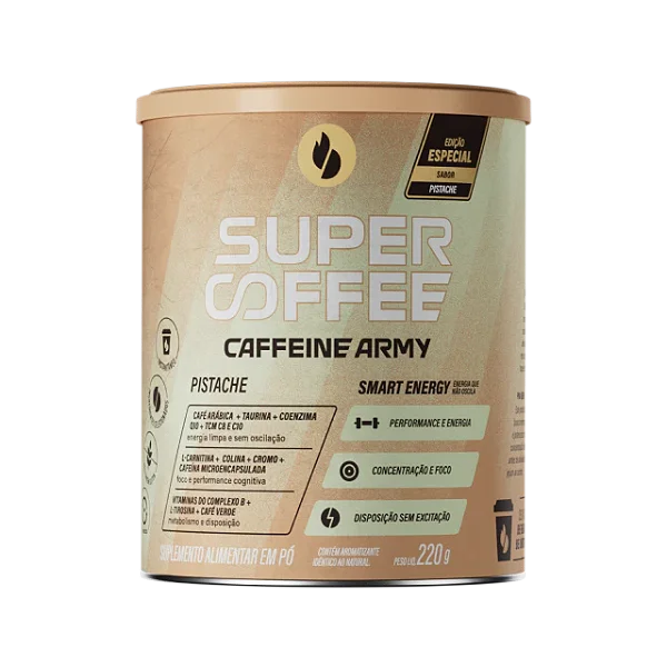 SUPERCOFFEE PISTACHE 3.0 220G - CAFFEINE ARMY - OUTLET
