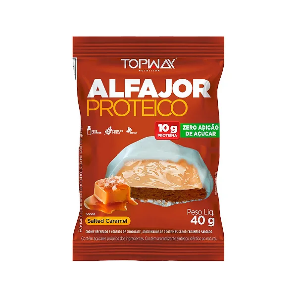 ALFAJOR PROTEICO TOPWAY 40G