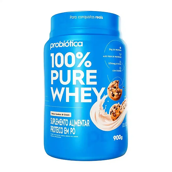 100% Pure Whey Probiótica 900g