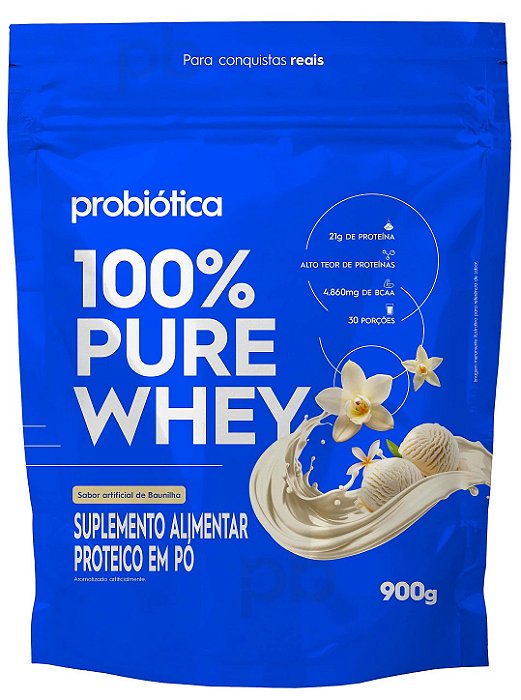 Refil 100% Pure Whey Probiótica 900g