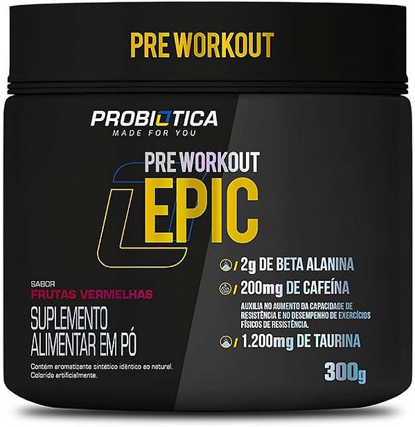 Epic Pré-Workout Probiótica 300g