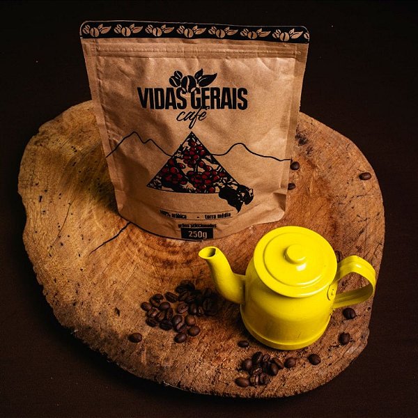 Café Vidas Gerais Especial 250g em grãos 100% Arábica - Região das Matas de Minas e Caparaó