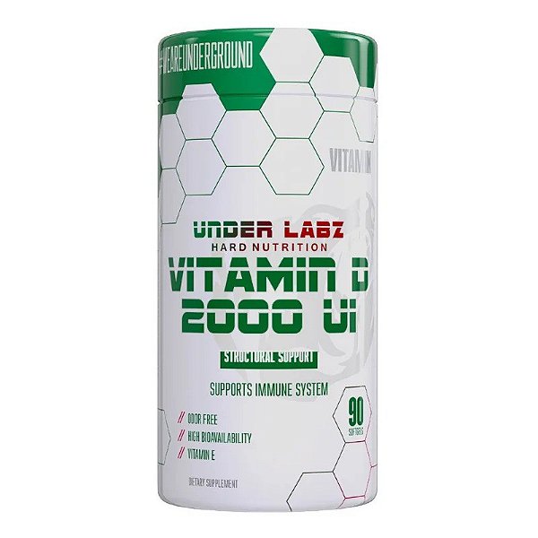 Vitamin D 2000ui (60 caps) - Under Labz