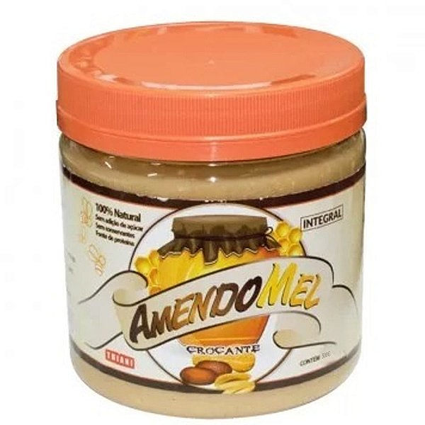 Pasta de AmendoMel Crocante  (500g) - Thiani Alimentos