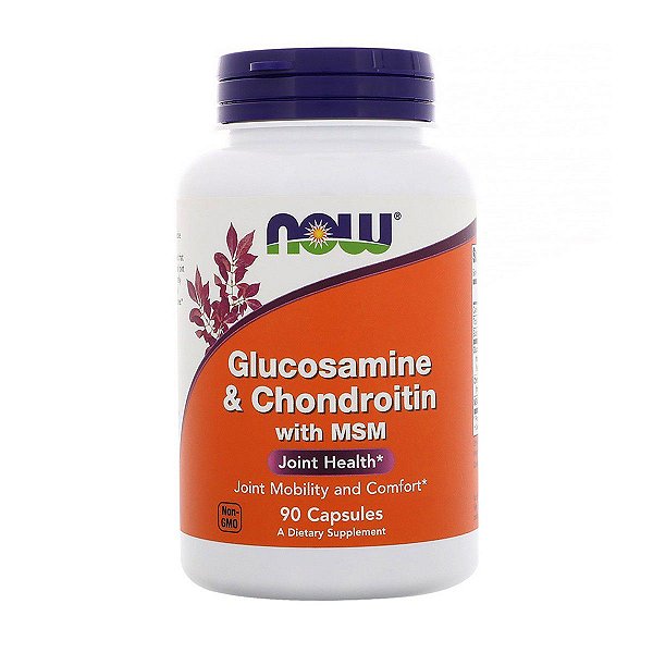 Glucosamina Condroitina e MSM (90 Tablets) - Now Foods