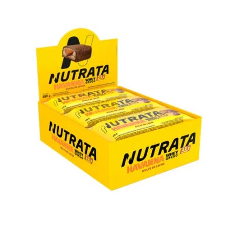 Whey Grego Bar (12un de 40g) Banoffee com Dulce de Leche Havanna - Nutrata