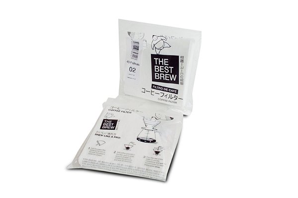 Filtros de Papel Cônico V60-02 para Café