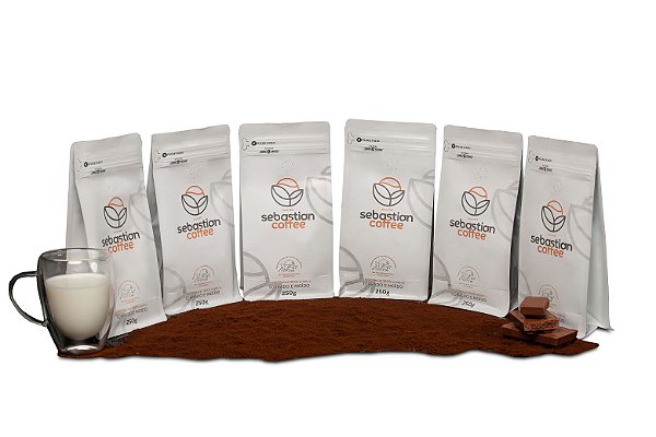 Kit Promocional Sebastian Coffee Moído - 6 Unidades de 250g