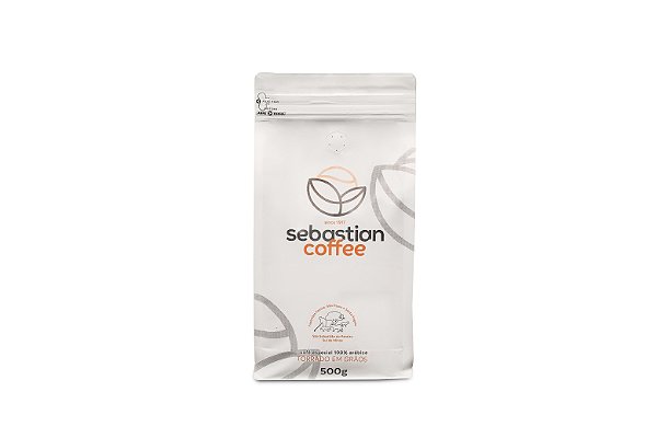 Sebastian Coffee em Grãos 500g Variedade Arara - Torra Média, Notas de Caramelo e Floral