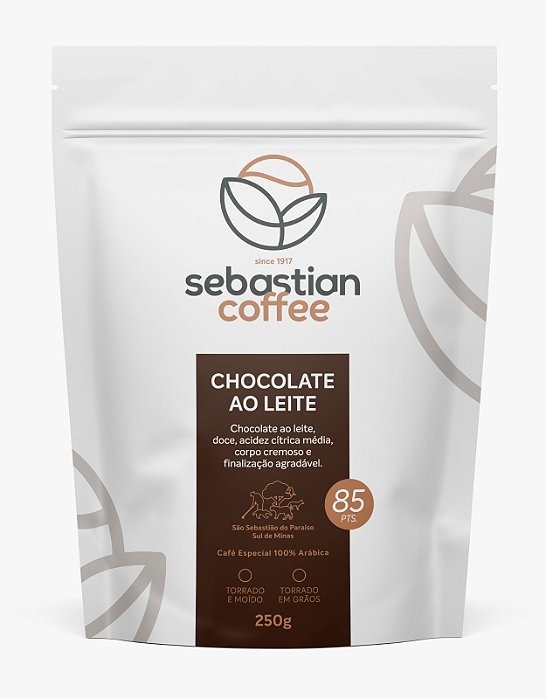 Sebastian Coffee CHOCOLATE AO LEITE 250g Moído