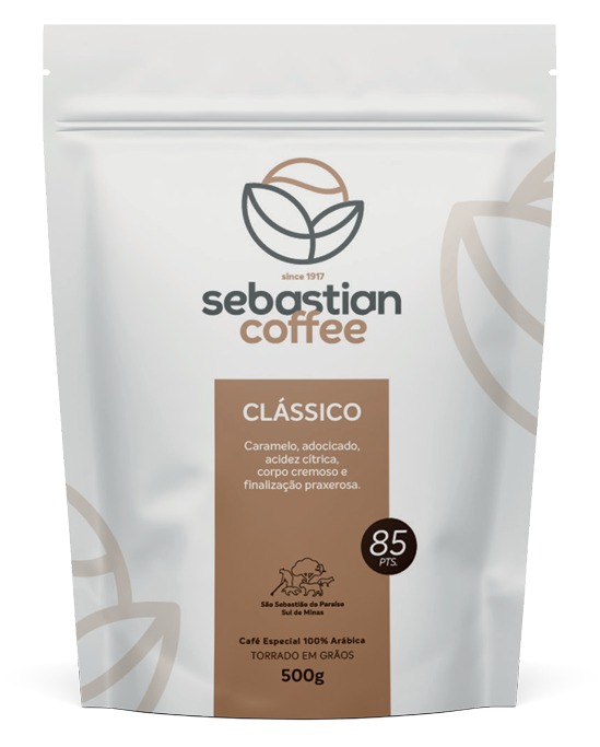 Café Sebastian Coffee Clássico Grãos 500 grs