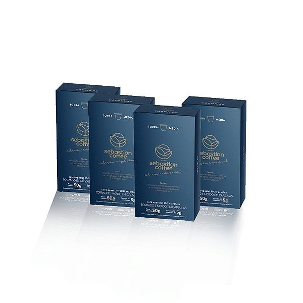 KIT 40 CÁPSULAS CAFÉ EDIÇÃO ESPECIAL-MICROLOTE FINALISTA DE CONCURSO