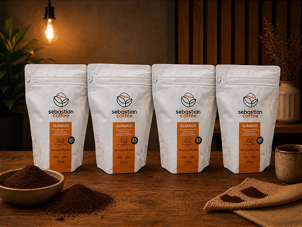 Kit 4 cafés MOÌDO Classico 250grs
