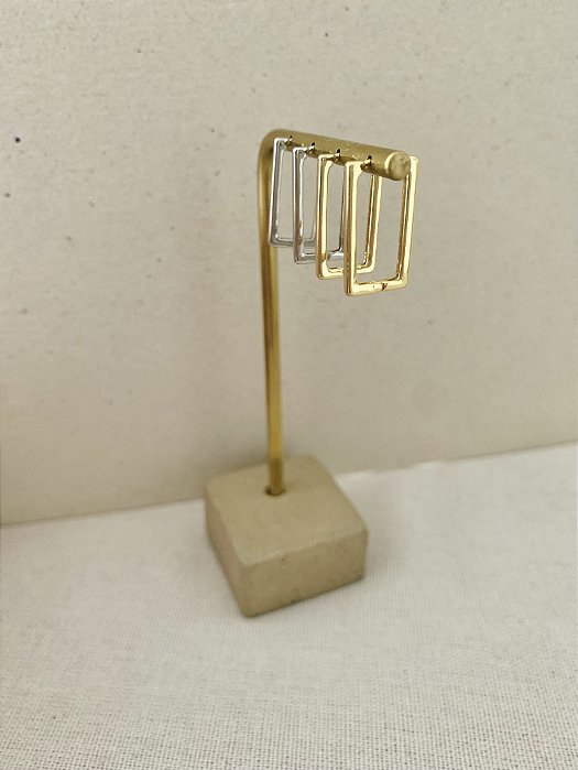 Argola Retangular Olie