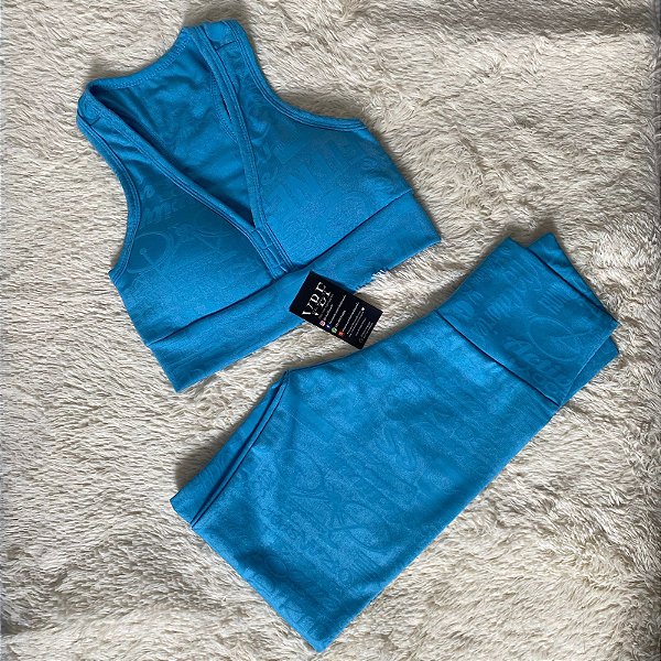 CONJUNTO POLIAMIDA GRIFADO LEGGING NADADOR