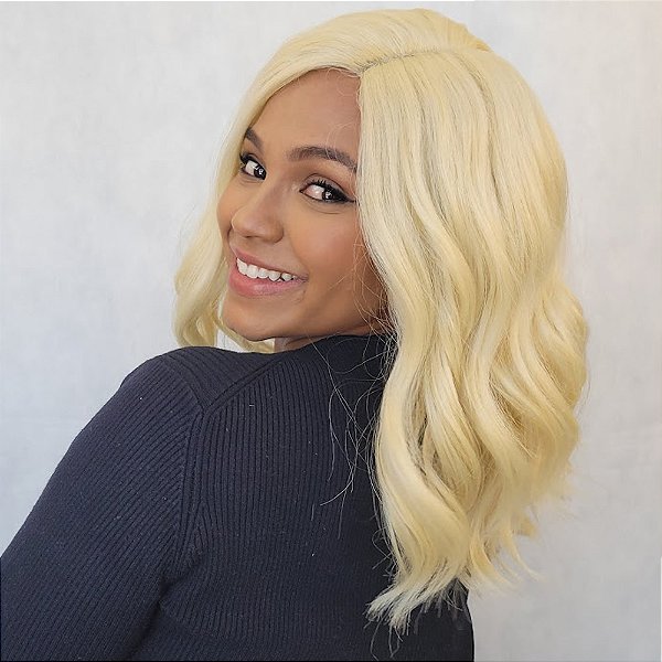 Peruca Front Lace Wig ADRIELE - Loiro Claro