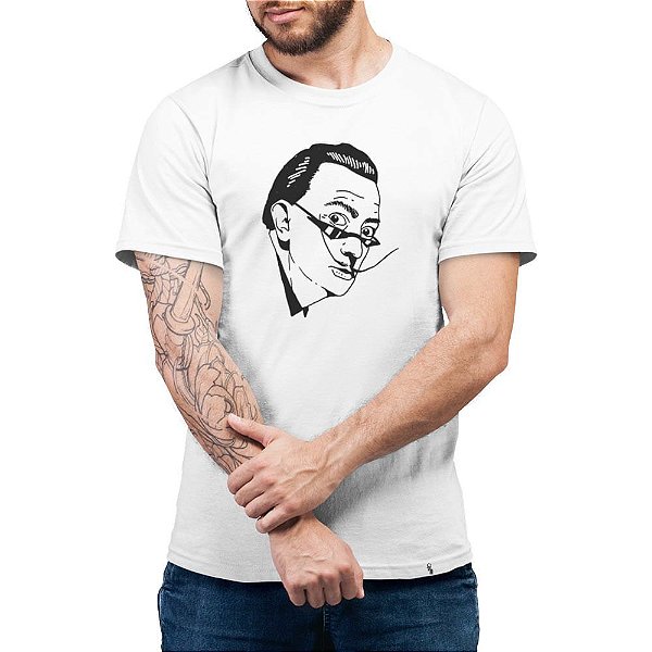 Dali Hipster - Camiseta Basicona Unissex