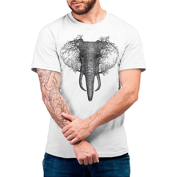 Elephant - Camiseta Basicona Unissex