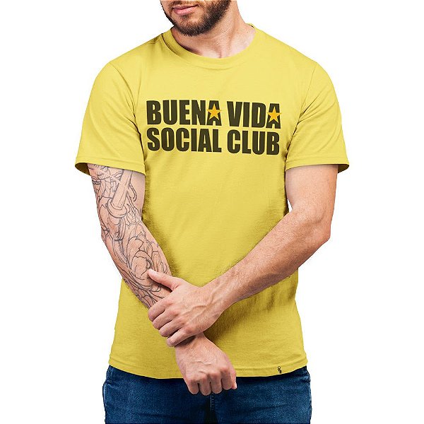 Buena Vida Social Club - Camiseta Basicona Unissex