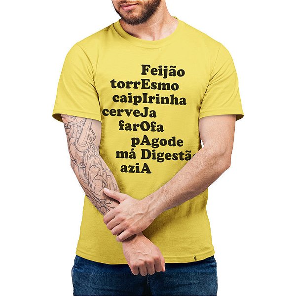 FEIJOADA - Camiseta Basicona Unissex