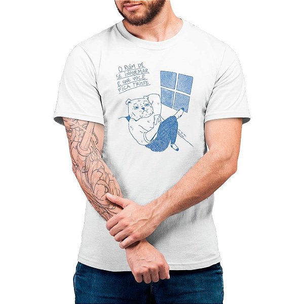 O Ruim de se Informar - Camiseta Basicona Unissex