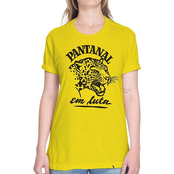 Pantanal em Luta - Camiseta Basicona Unissex