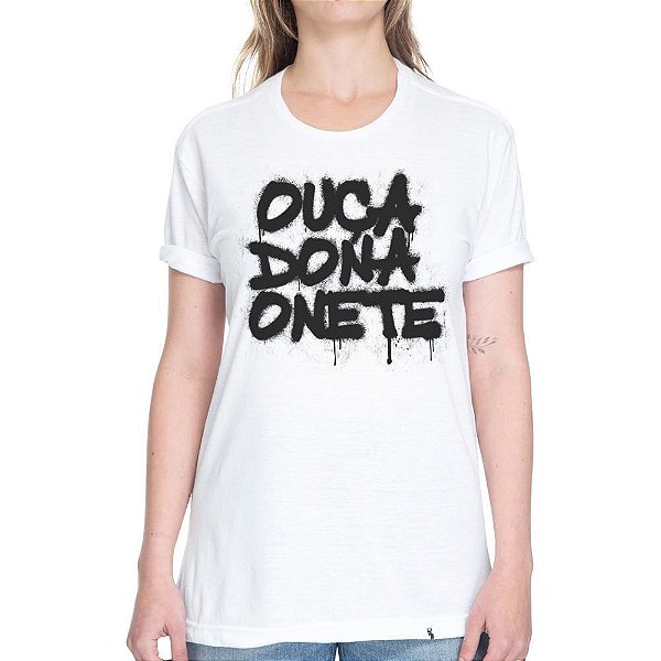 Ouça Dona Onete - Camiseta Basicona Unissex