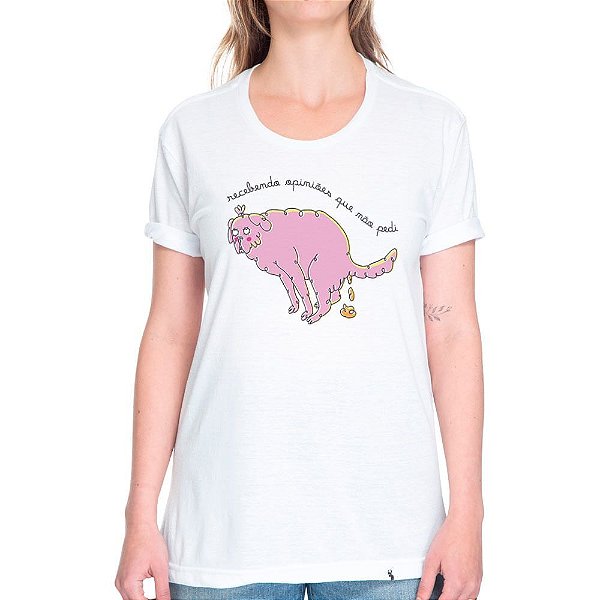 Recebendo Opiniões Que Não Pedi - Camiseta Basicona Unissex
