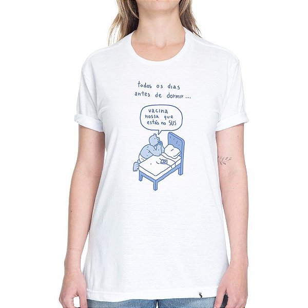 Vacina Nossa Que Esta no SUS - Camiseta Basicona Unissex