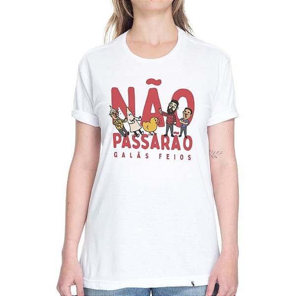 Não Passarão Mesmo - Camiseta Basicona Unissex