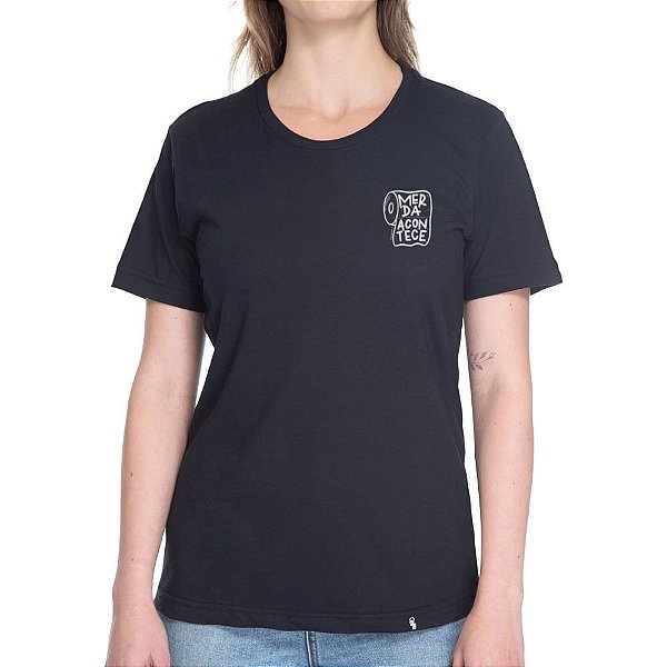 Merda Acontece - Camiseta Basicona Unissex