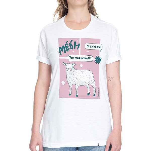 Meio Mééh - Camiseta Basicona Unissex