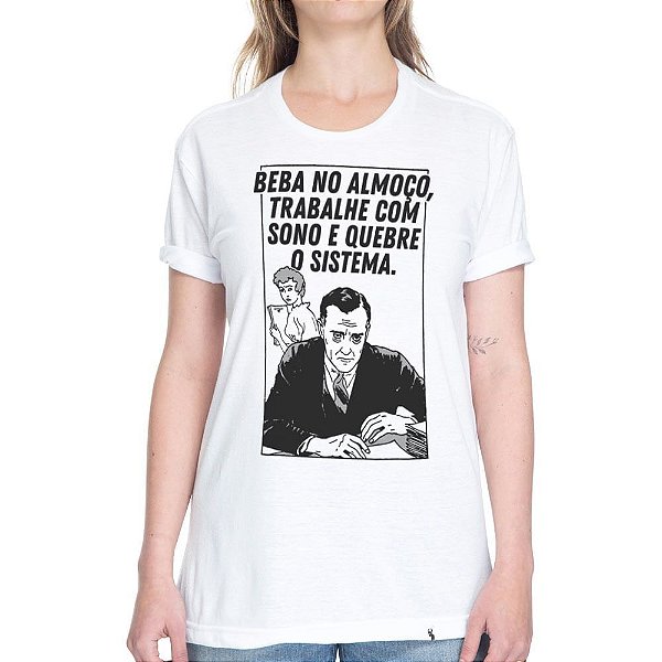 Beba no Almoço - Camiseta Basicona Unissex