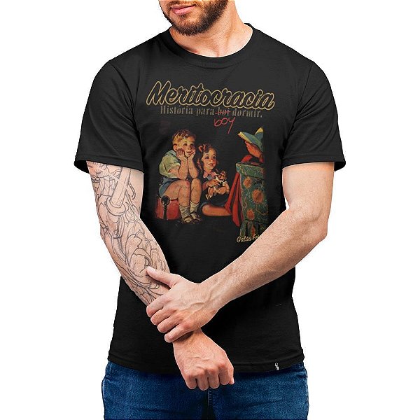 Meritocracia - Camiseta Basicona Unissex