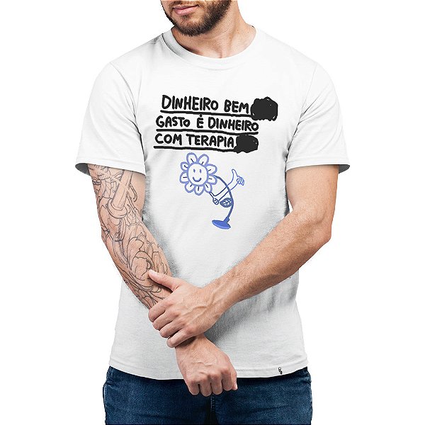 Dinheiro Bem Gasto - Camiseta Basicona Unissex