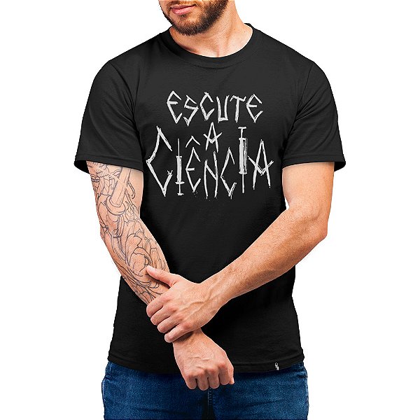 Escute a Ciência - Camiseta Basicona Unissex