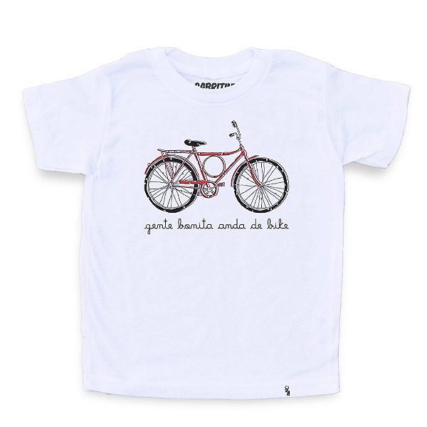 Gente Bonita Anda de Bike - Camiseta Clássica Infantil