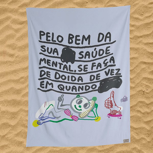 Pelo Bem da sua Saúde Mental - Canga / Bandeira