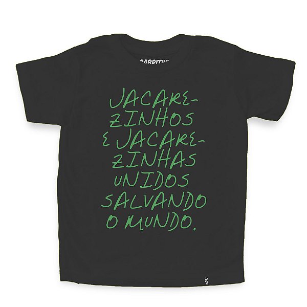 Jacarezinhos e Jacarezinhas - Camiseta Clássica Infantil
