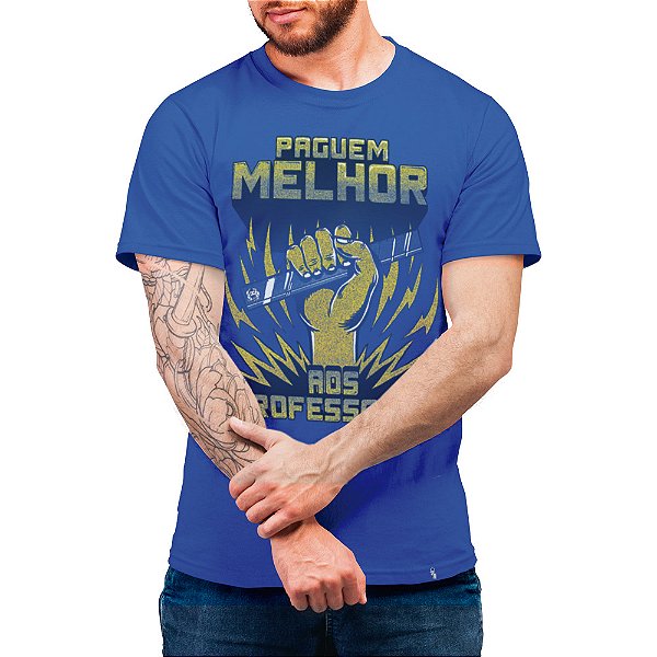 Paguem Melhor os Professores - ESC - Camiseta Basicona Unissex