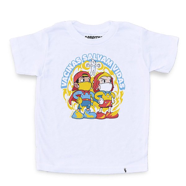 Vacinas Salvam Vidas - Camiseta Clássica Infantil
