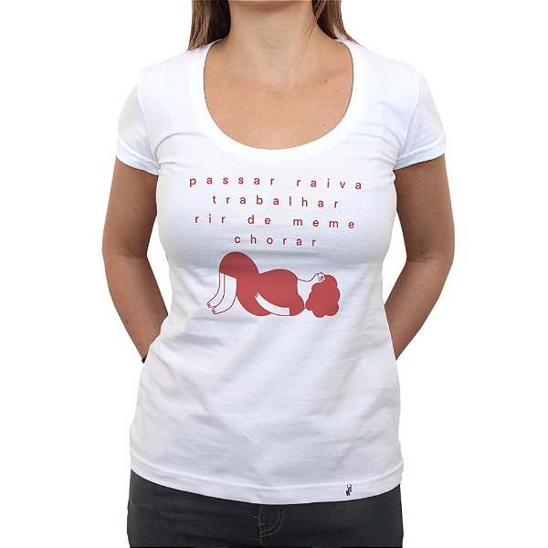 Rotina - Camiseta Clássica Feminina