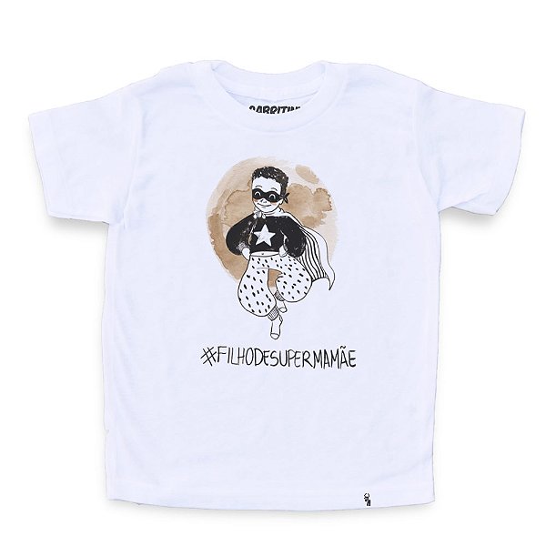 Filho de Super-mamãe - Camiseta Clássica Infantil